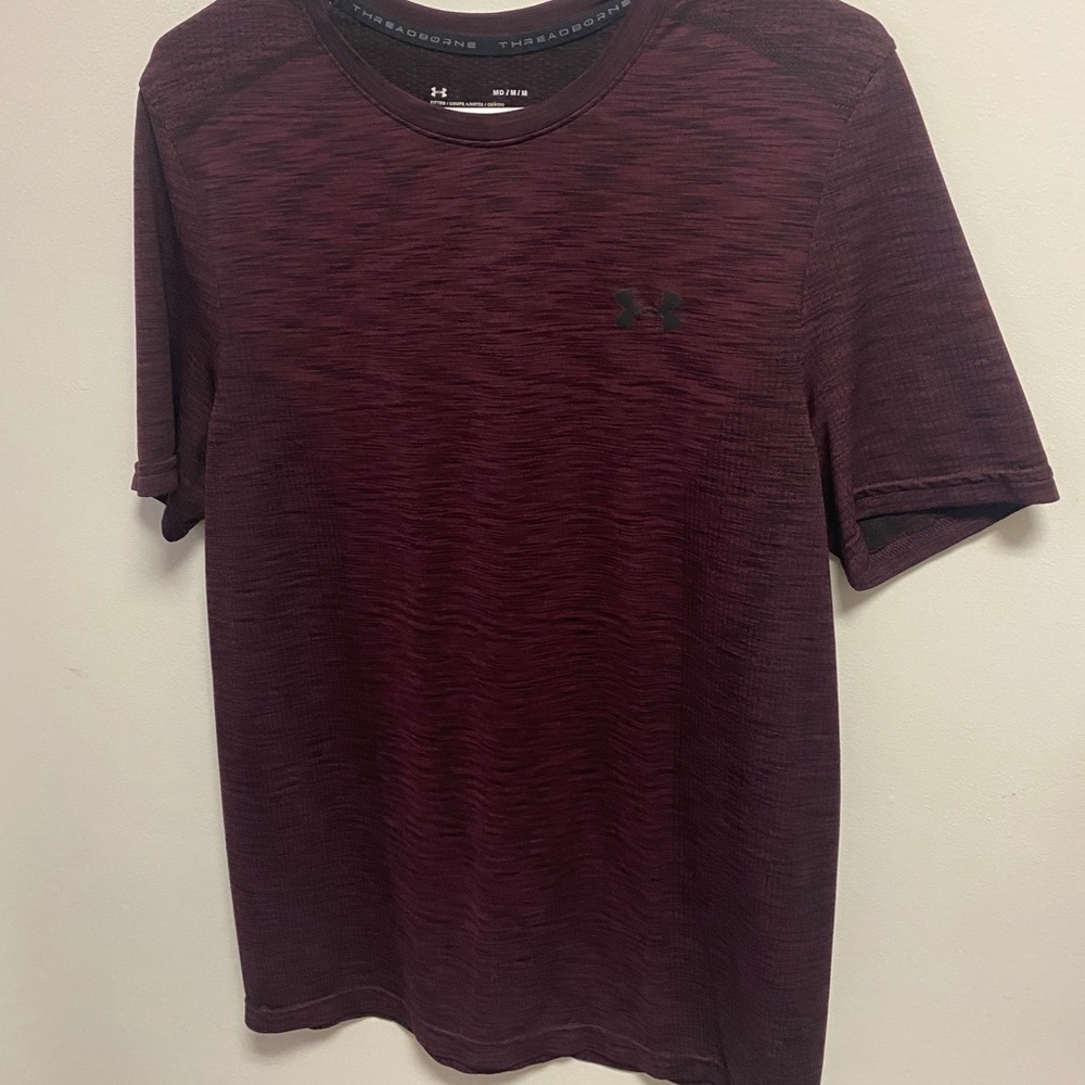 Plum underarmour shirt